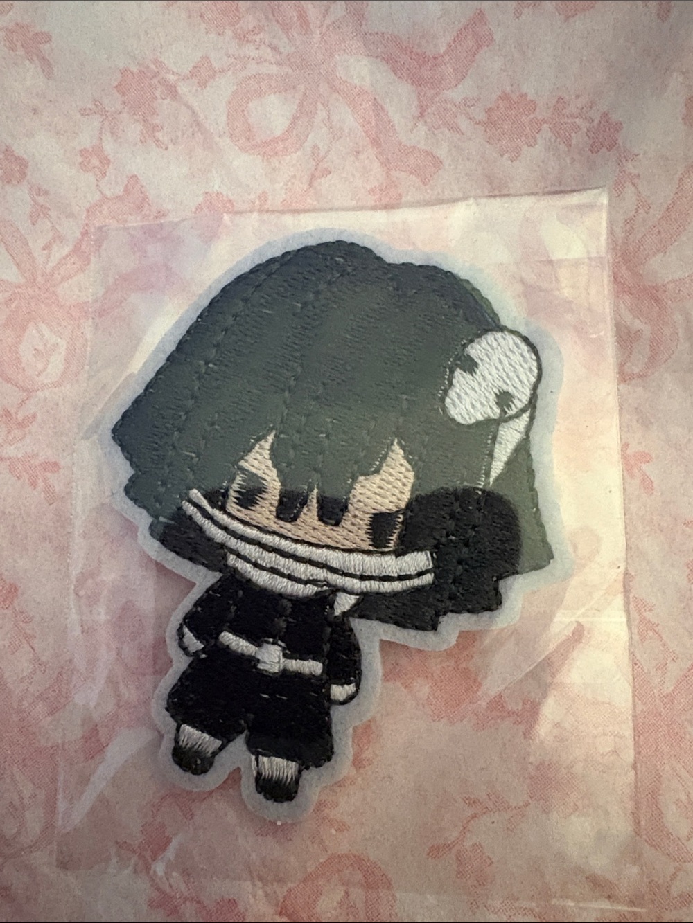Obanai Iguro Anime Character Iron-On Patch for Kids Accessories